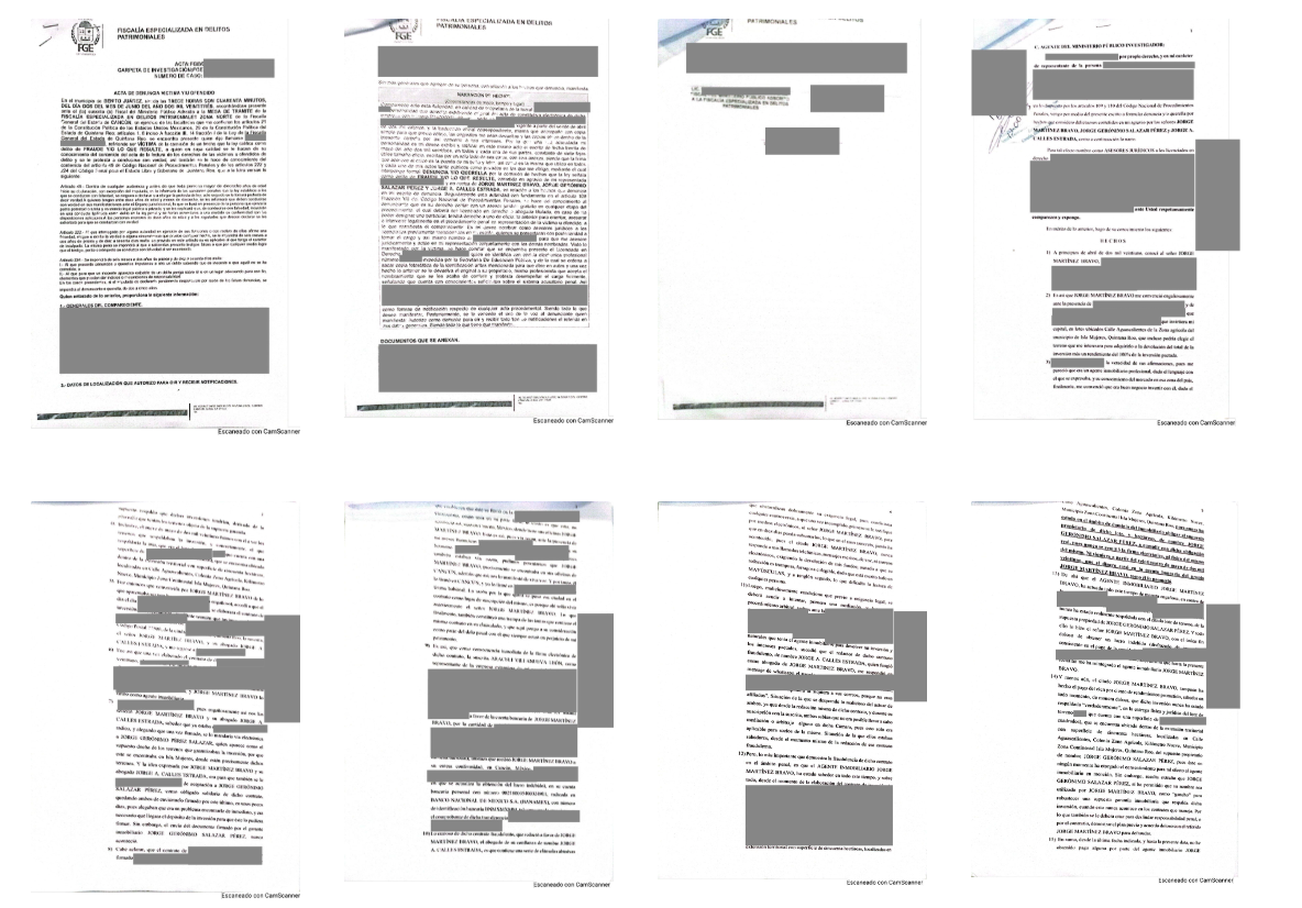 Demandas activas sobre Jorge Martinez Bravo estafador